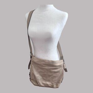 Coach Leather Crossbody Duffle Bag